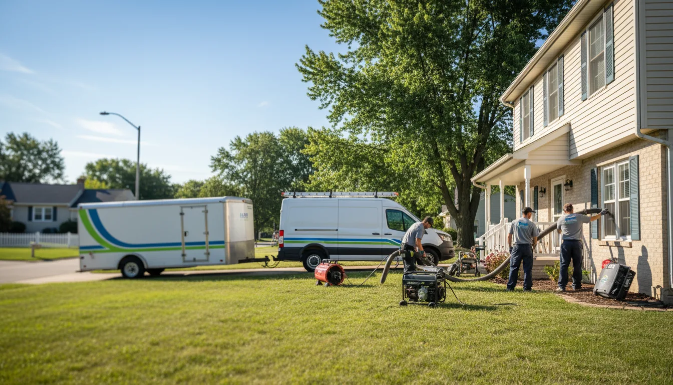 Flooded Basement Restoration And Cleanup With Repair in Moorhead, MN near me